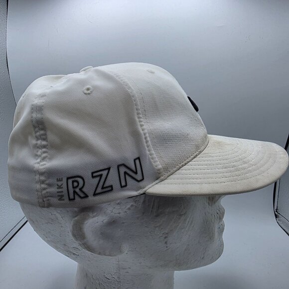 Nike True Tour Vapor Hat RZN Swoosh Dri Fit White Flex Golf Cap Outdoors Casual - Picture 4 of 9